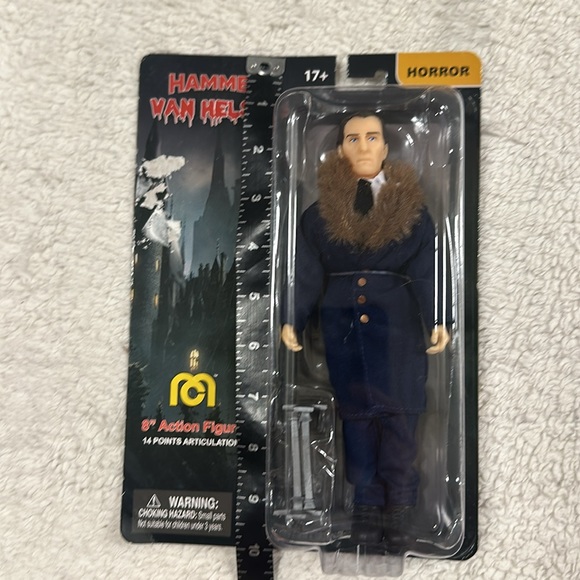 hammer Van Hesling horror, 8 inch action figure 14 points articulation, new - Picture 4 of 9